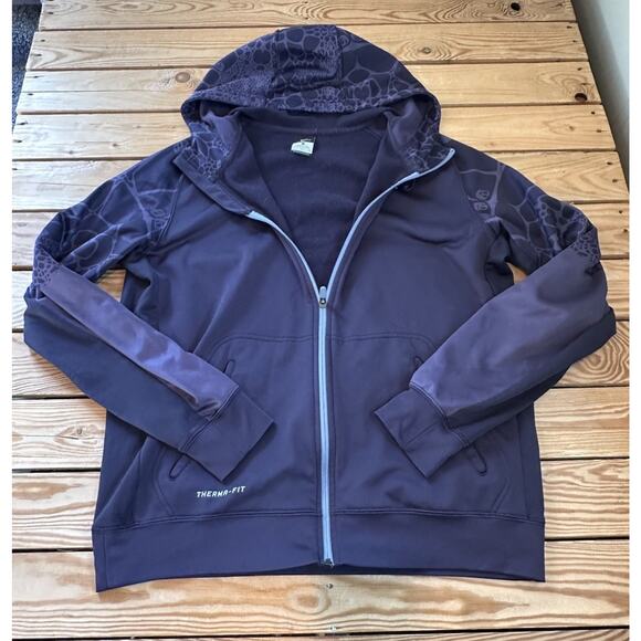 Nike Hooded Jacket Size Large Men’s Full Zip - Picture 1 of 8